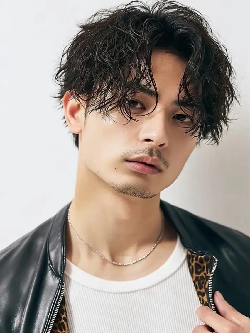 パーマ メンズ 神田 絢飛のヘアスタイル