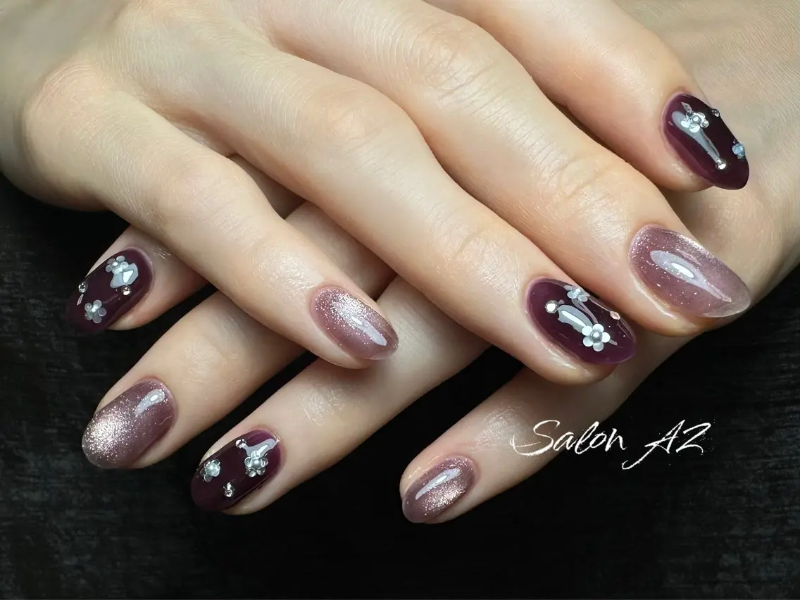 ネイル オフィスネイル ハンドネイル salon AZのネイルデザイン