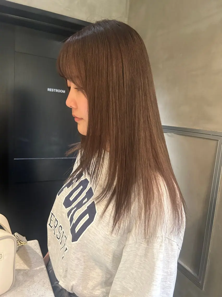 ロング カラー ブリーチ 透明感カラー ヘアカラー トリートメント デザイン/アレンジ ❤︎イシイレイのヘアスタイル