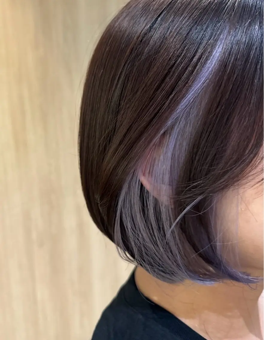 ショート カラー ヘアカラー 艶カラー 🩵NATSUKIのヘアスタイル
