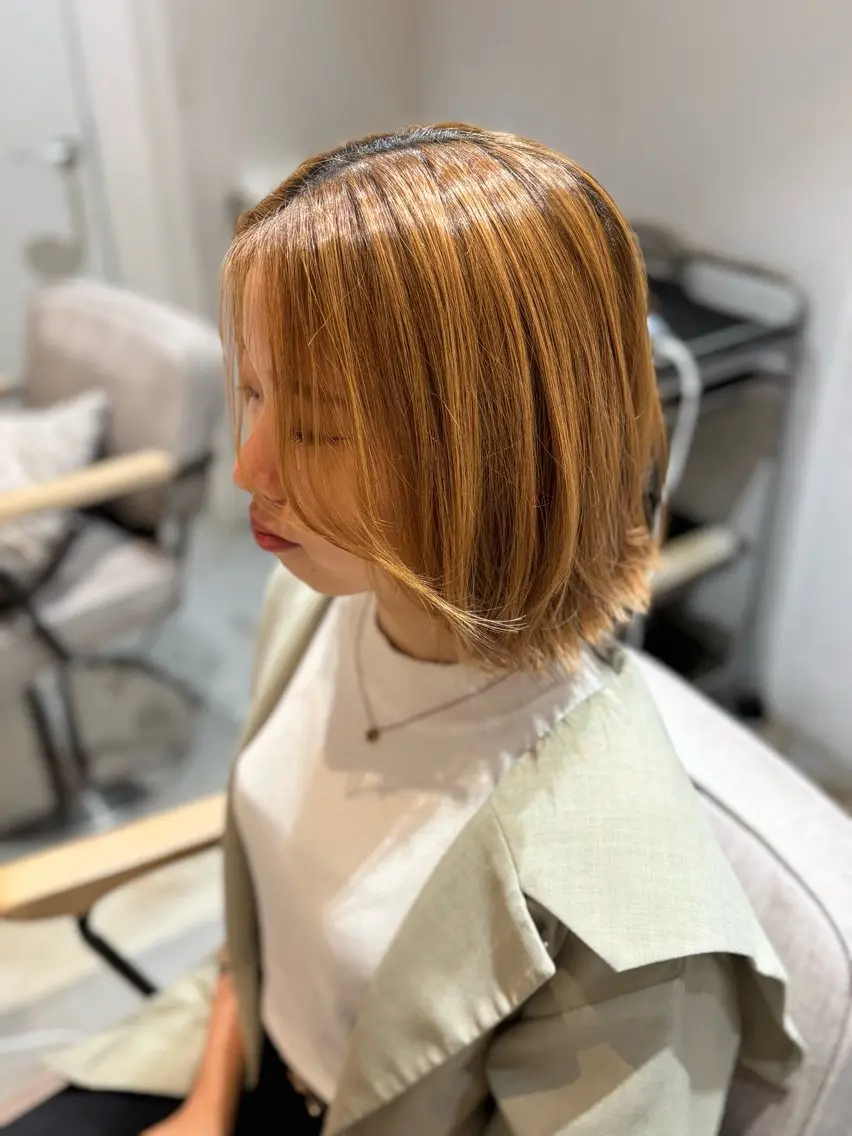 ミディアム カット Fizelle福島 Honokaのヘアスタイル