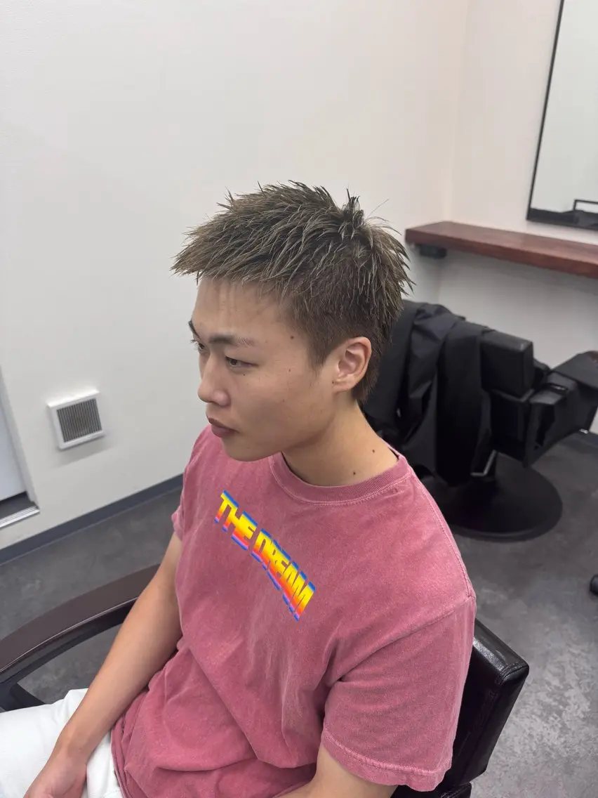 ショート メンズ スパイキーショート ショートヘア カット 柏メンズカットパーマ NO.1タイチのヘアスタイル