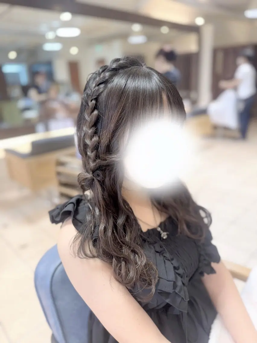 セミロング ヘアセット 🎀ささき そな🎀 カットモデル/ヘアメのヘアスタイル