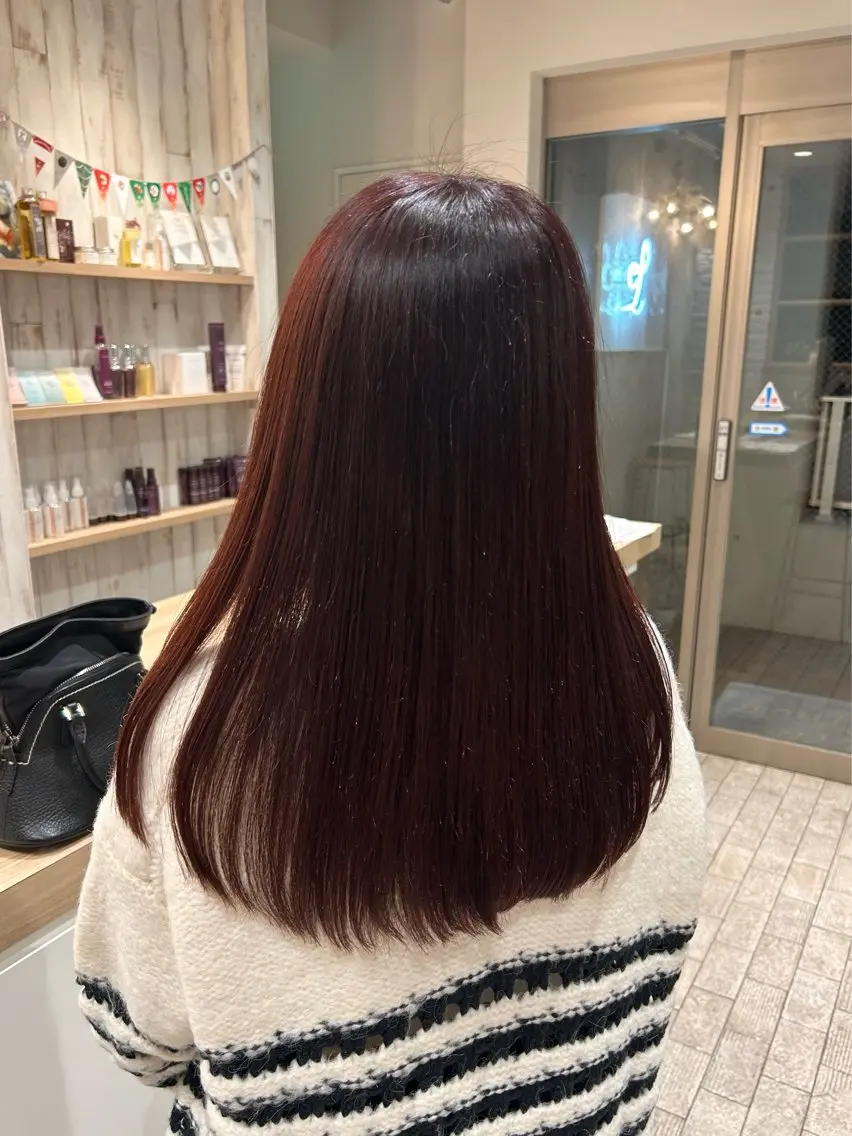 セミロング 森山 佳小里/カラー /似合わせカットのヘアスタイル