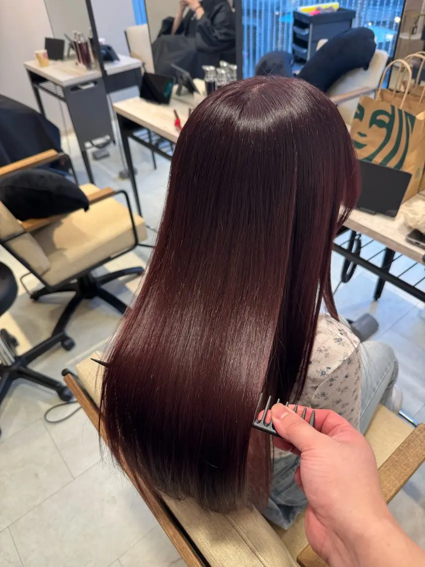 ロング カット ヘアカラー トリートメント sakai toshinoriのヘアスタイル