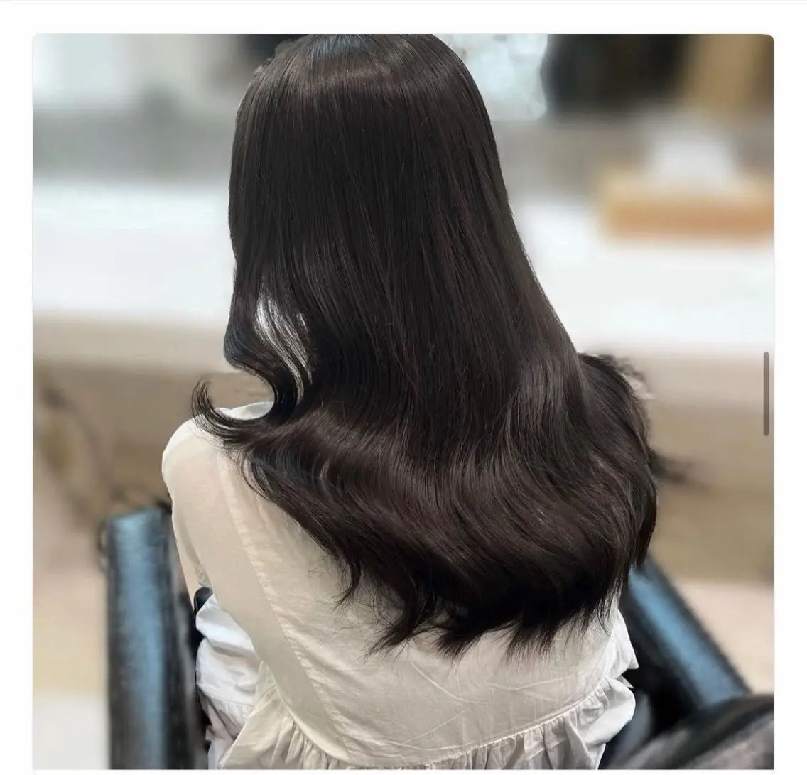 ミディアム カット ヘアカラー ボブカット艶髪 酸性ストレート響太のヘアスタイル