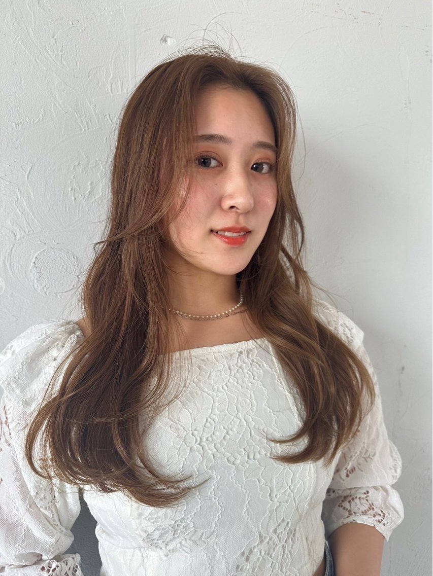セミロング カラー カット ヘアカラー トリートメント 茅ヶ崎/ alomのヘアスタイル
