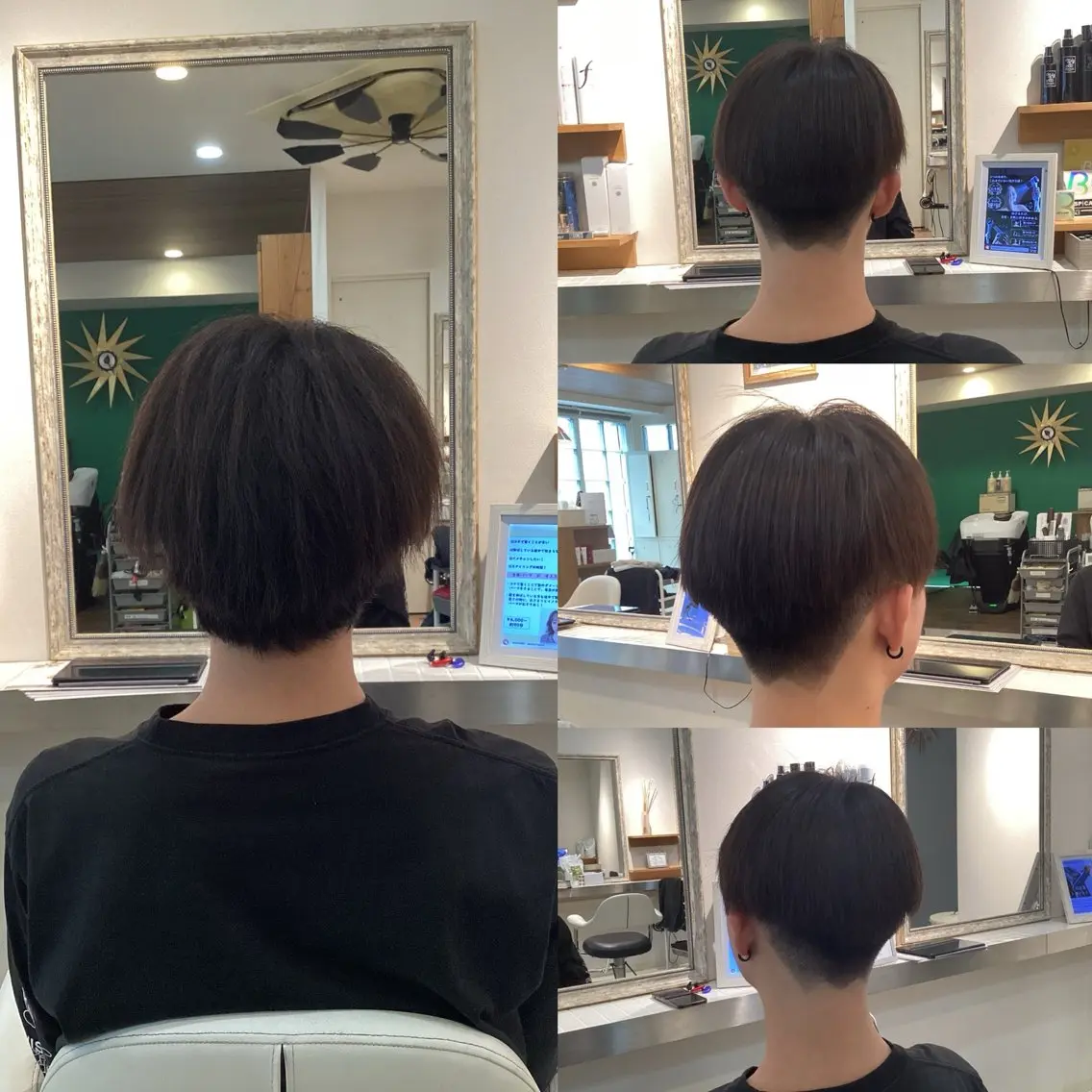 ショート カット 縮毛矯正 hair bonitaのヘアスタイル