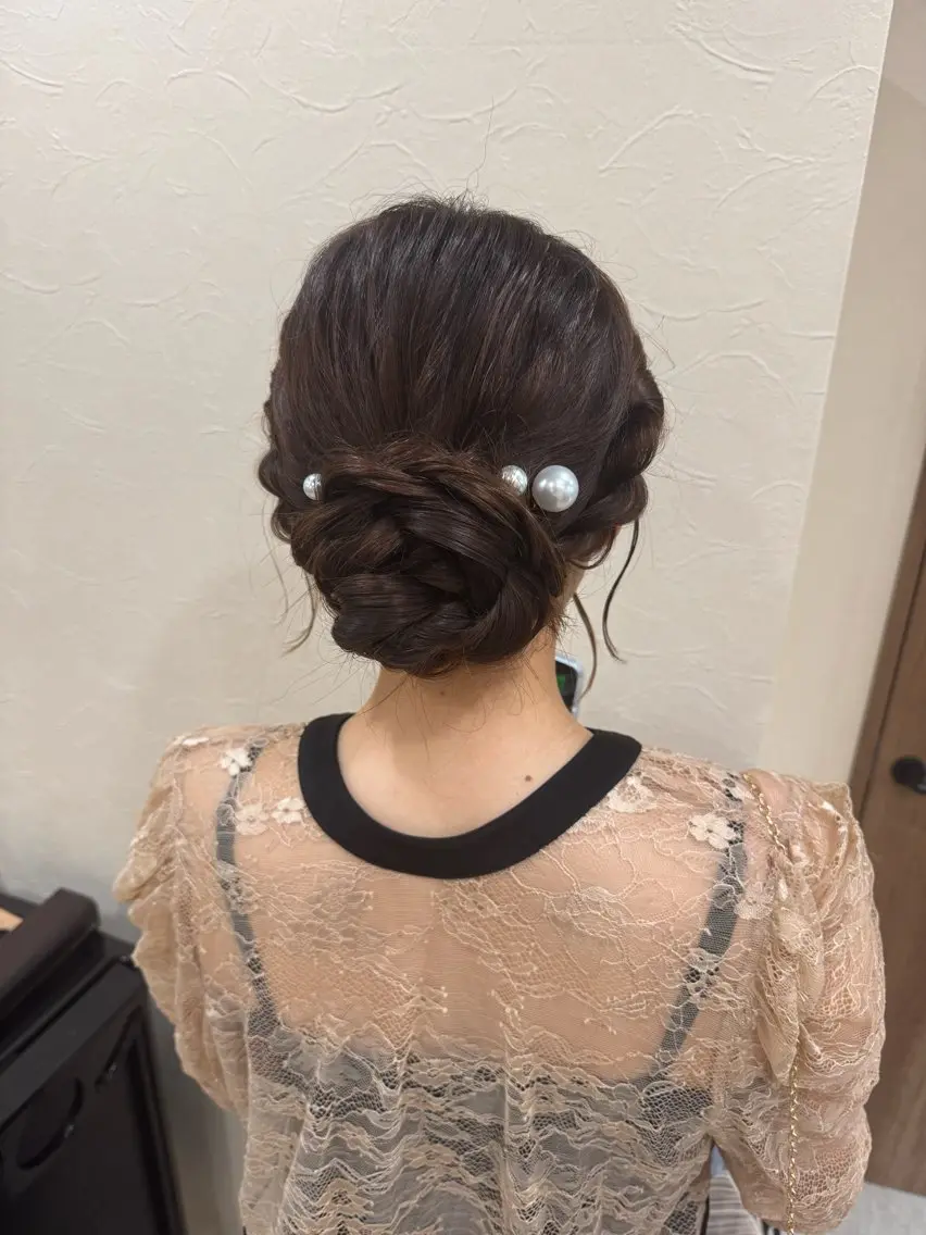 ロング ヘアセット ヘアアレンジ✨ますだ むなのヘアスタイル