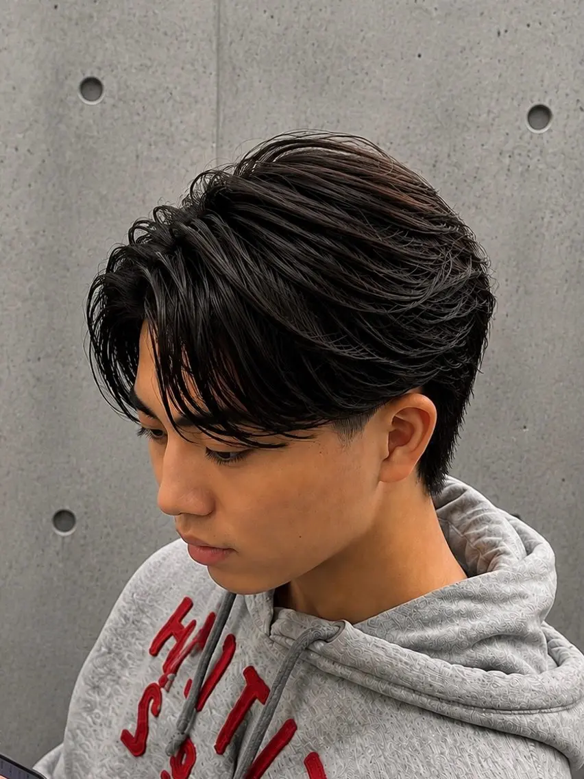 ミディアム ミディアムパーマ カット パーマ 壱昊 ⚡️パーマの玄人⚡️のヘアスタイル