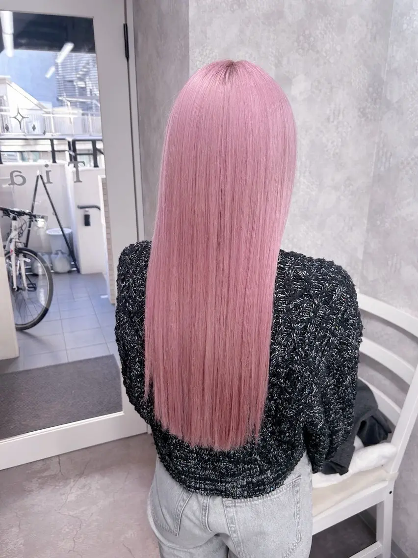 ロング カラー ヘアアレンジ カット ヘアカラー 💕ブリーチ/ヘアメ 🎀YUUKAのヘアスタイル