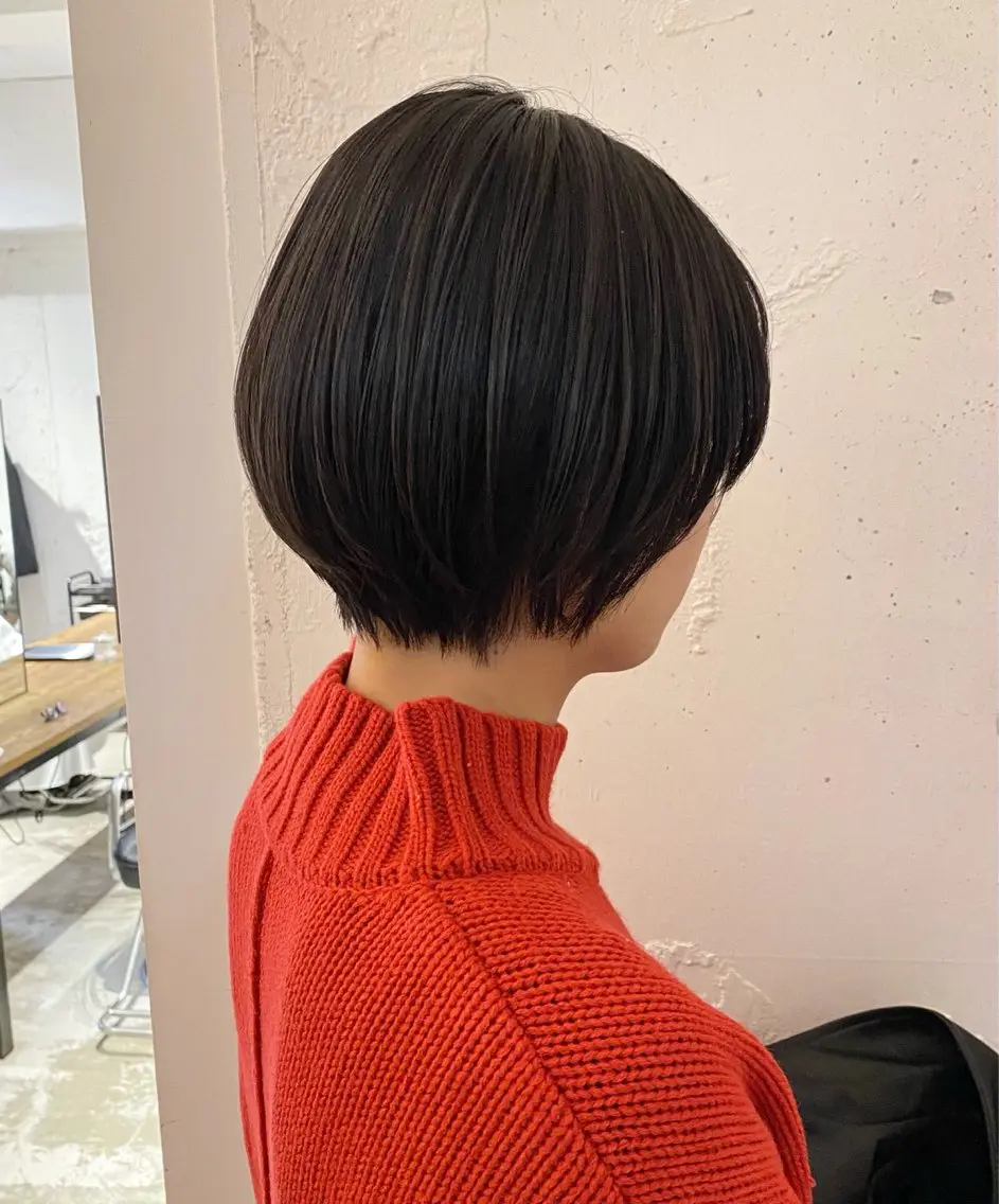 ショート 丸みショート ショートヘア 関 桃萌果のヘアスタイル