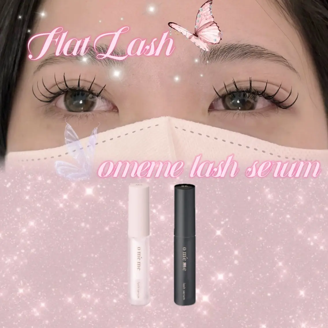 マツエク・マツパ 束感まつ毛 フラットラッシュ ♡ re-born sakura ♡のマツエク・マツパデザイン