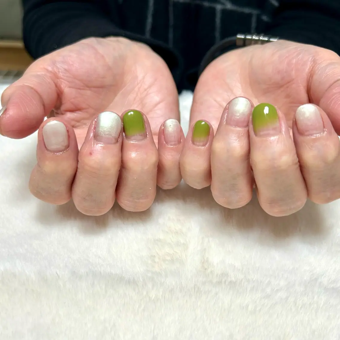 ネイル グラデーション ハンドネイル salon moiのマツエク・マツパデザイン