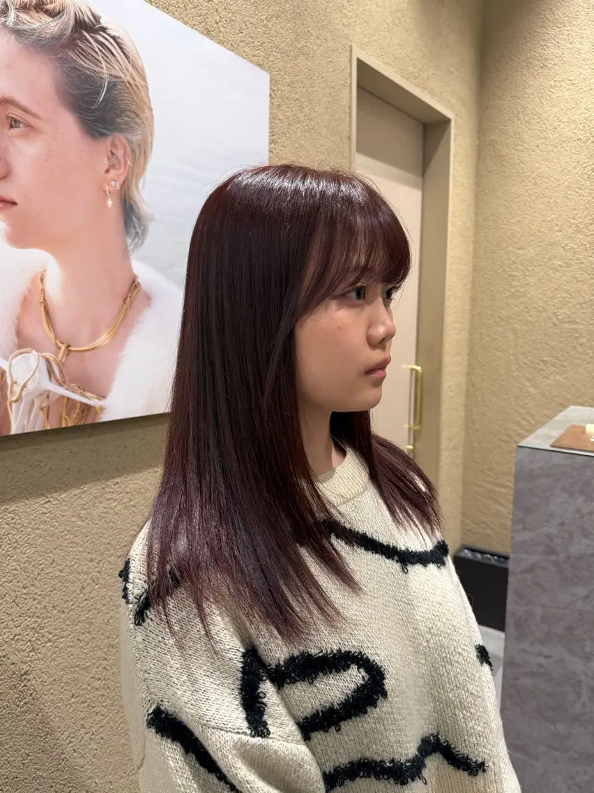 カラー ヘアカラー 橋本 萌叶のヘアスタイル
