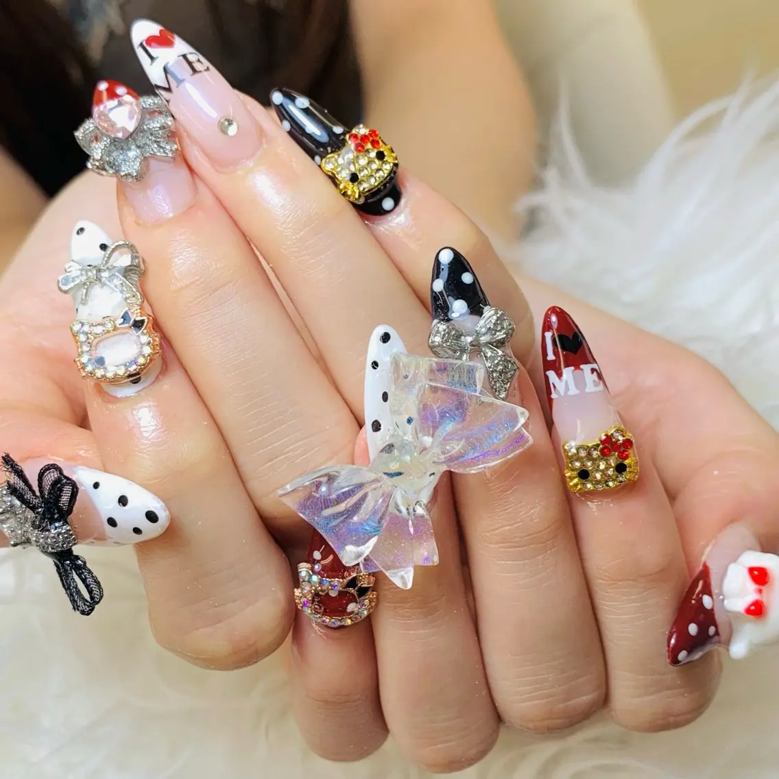 ネイル チークネイル 長さ出し フラッシュネイル フレンチネイル グラデーション AN NAIL SALONのネイルデザイン