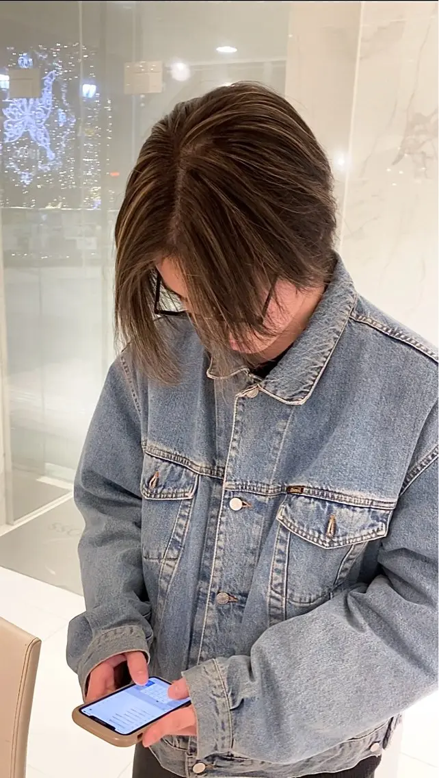 「men's限定🦁」カット+カラー+ハイライトの写真