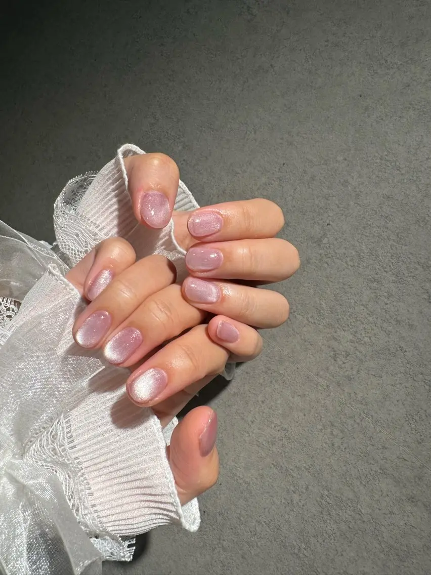 ネイル I-nailロング /ワンホン/キラキラのネイルデザイン