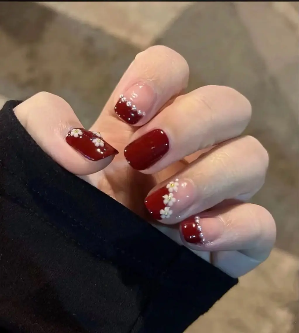 ネイル ハンドネイル H3 Nail Tsuki🦋💙のネイルデザイン