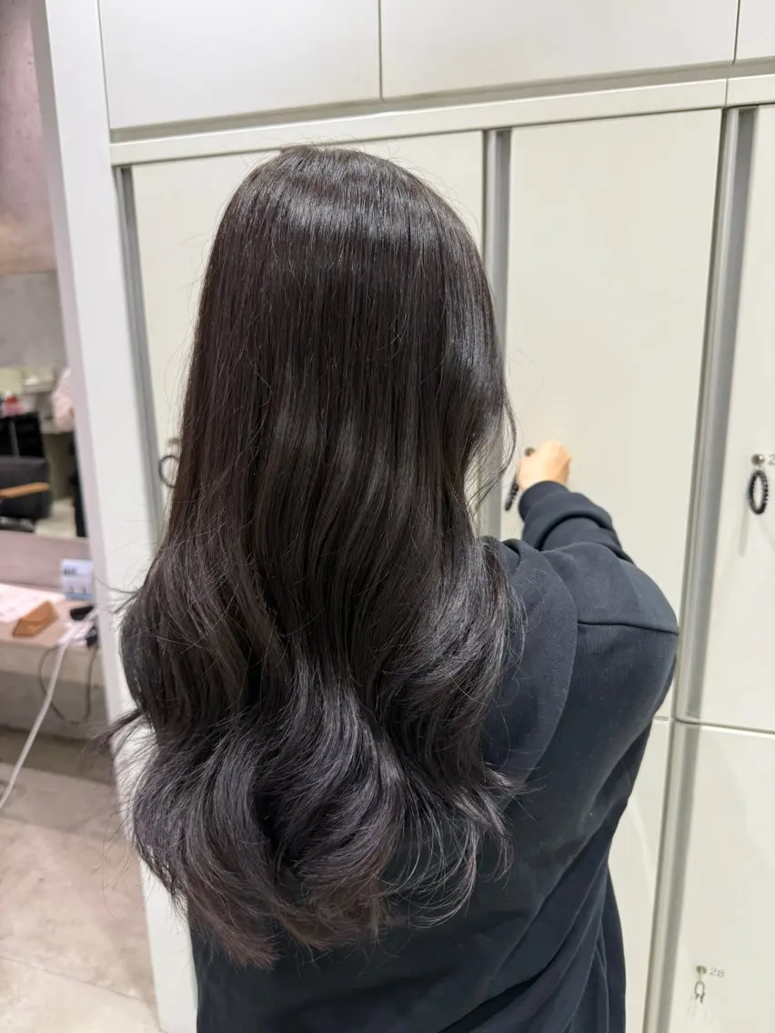 ロング カット 内田 涼風のヘアスタイル