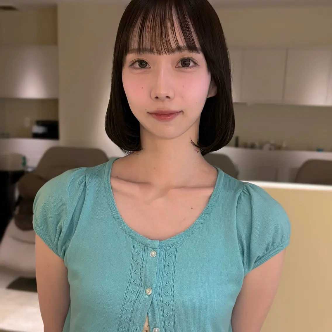 ミディアム カラー カット ヘアカラー トリートメント hana/艶髪 /透明感カラー🪞のヘアスタイル
