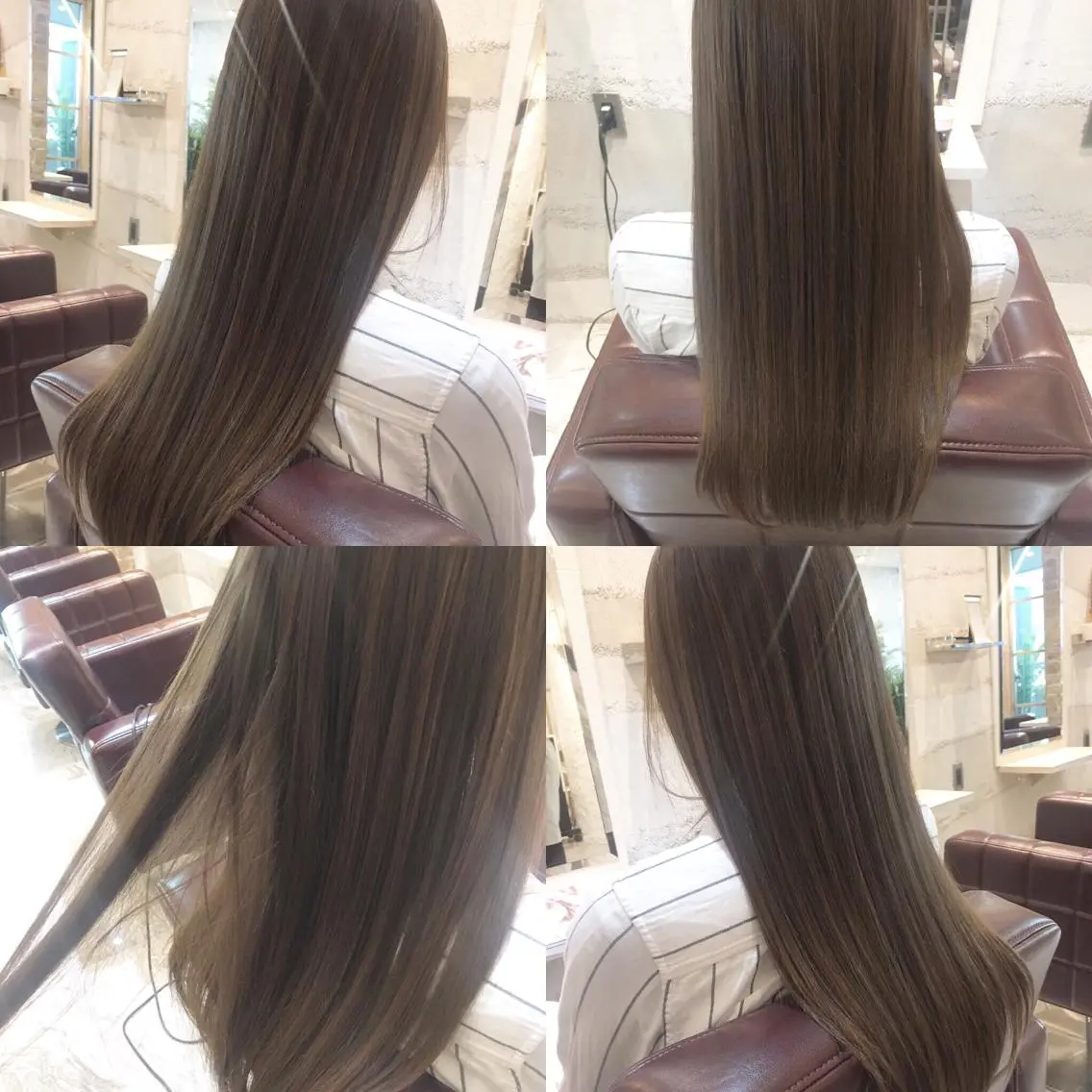 ロング カラー 髪質改善カラー、美髪 トリートメント専門のヘアスタイル