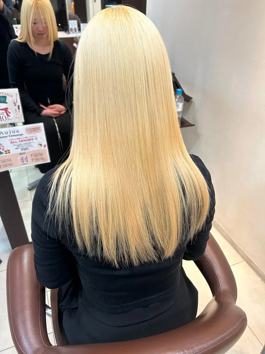 ロング トリートメント 甲斐 司のヘアスタイル