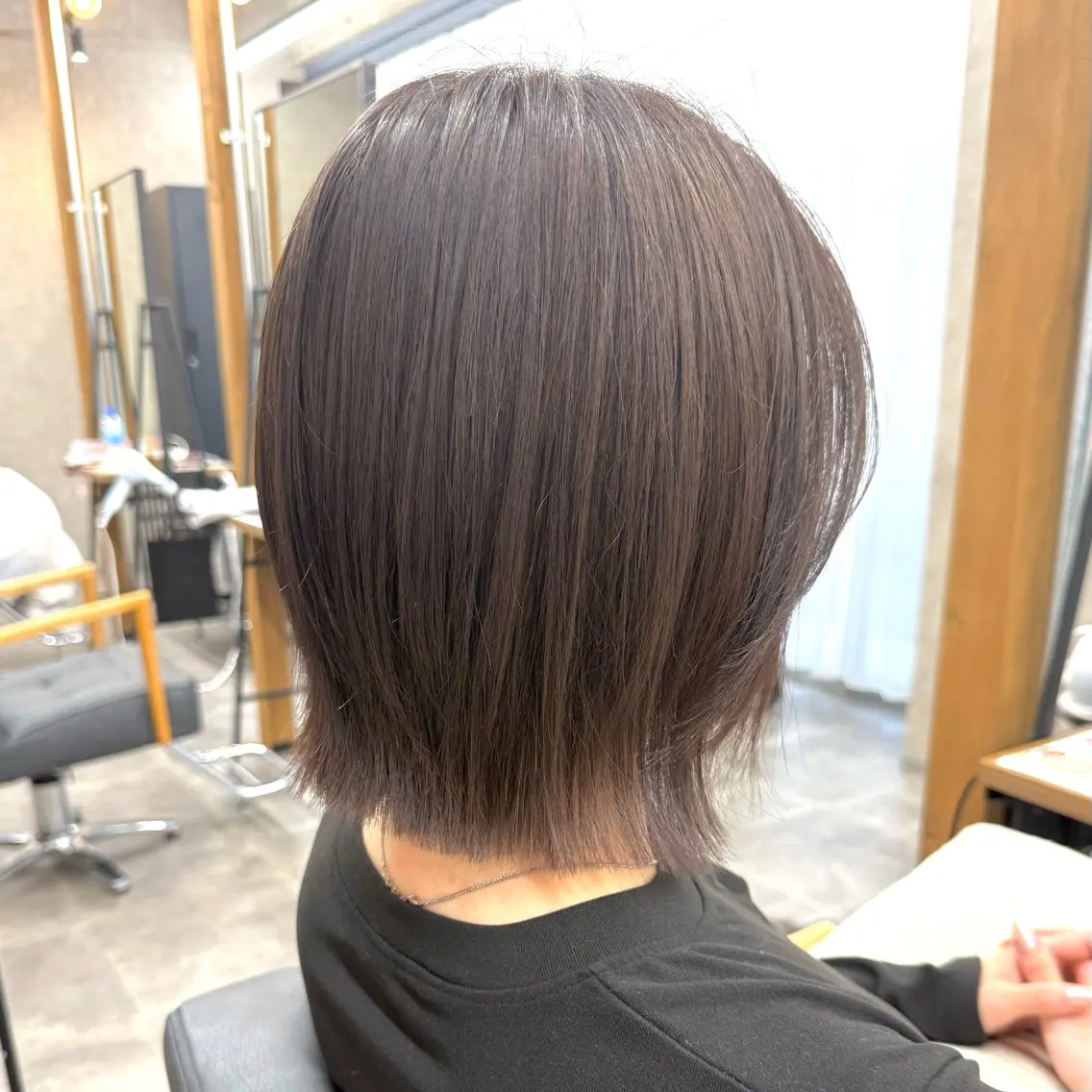 ミディアム ボブレイヤー ボブ レイヤーカット カット トリートメント 似合わせボブ🎀🫧 千葉 優希のヘアスタイル