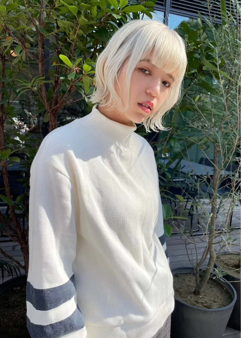 ショート カラー ミユル/ 盛れるエクステ🎀✨のヘアスタイル