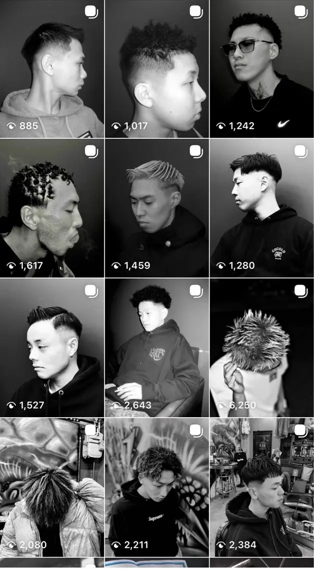 各種パーマフェードOK！+シャンプー　顔剃りの写真