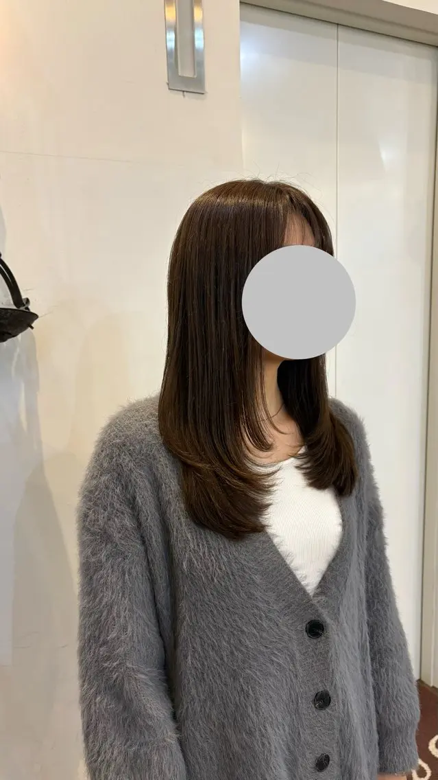 ロング 坂本菜摘 |レイヤーカットのヘアスタイル