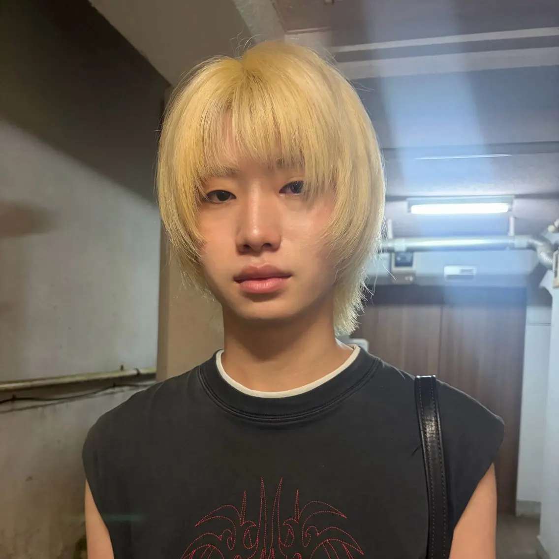 ショート カラー メンズ カット ヘアカラー 原宿メンズ特化 ハユカ ソウタのヘアスタイル