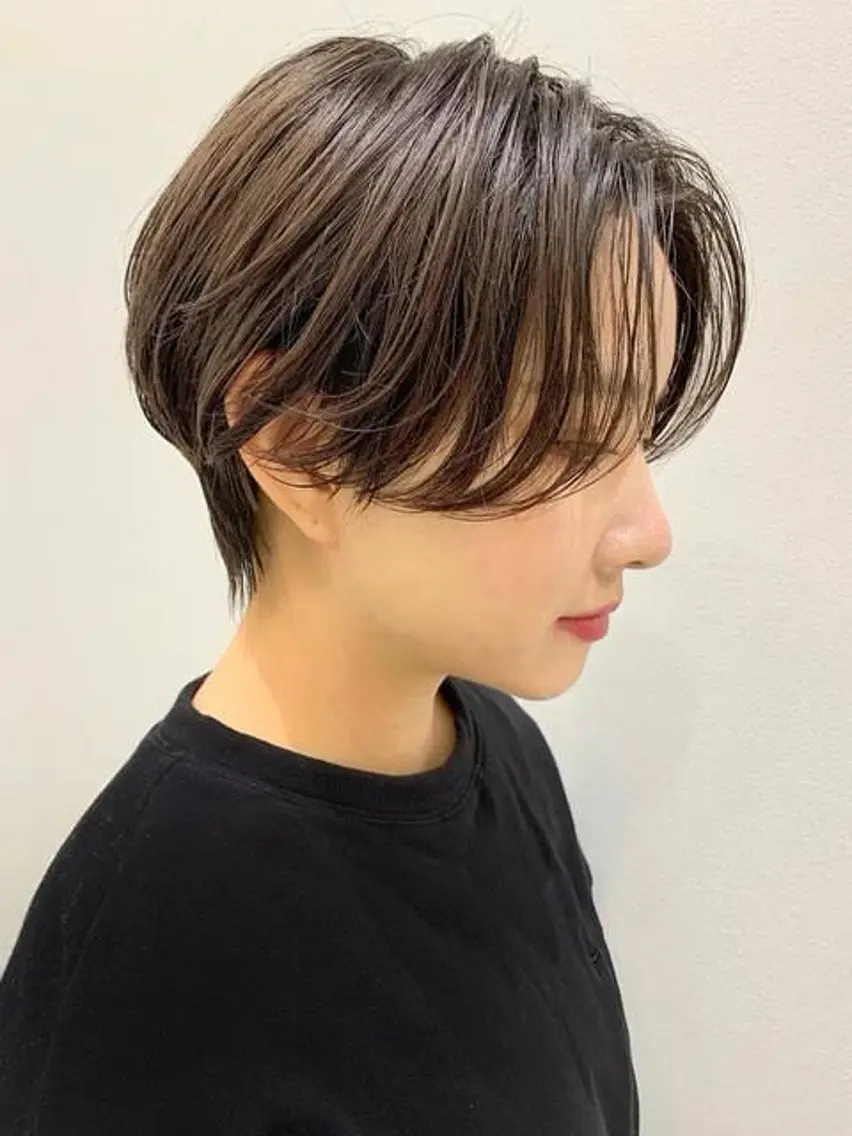 ショート カラー レイヤーカット /根本剛史のヘアスタイル
