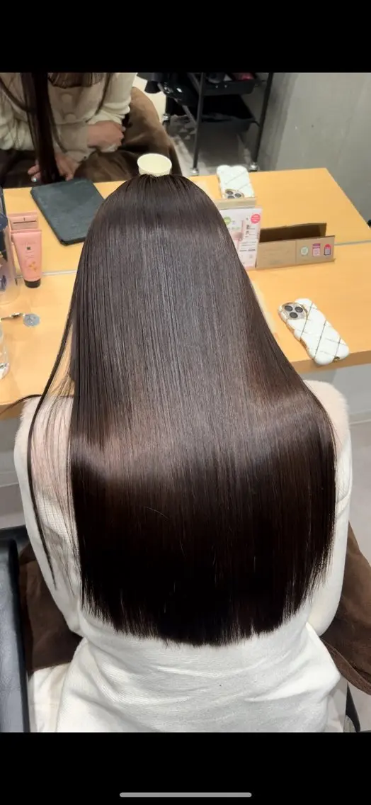 ロング カラー 髪質改善 ロング トリートメント 髪質改善ヘアケア 艶髪特化/上田のヘアスタイル