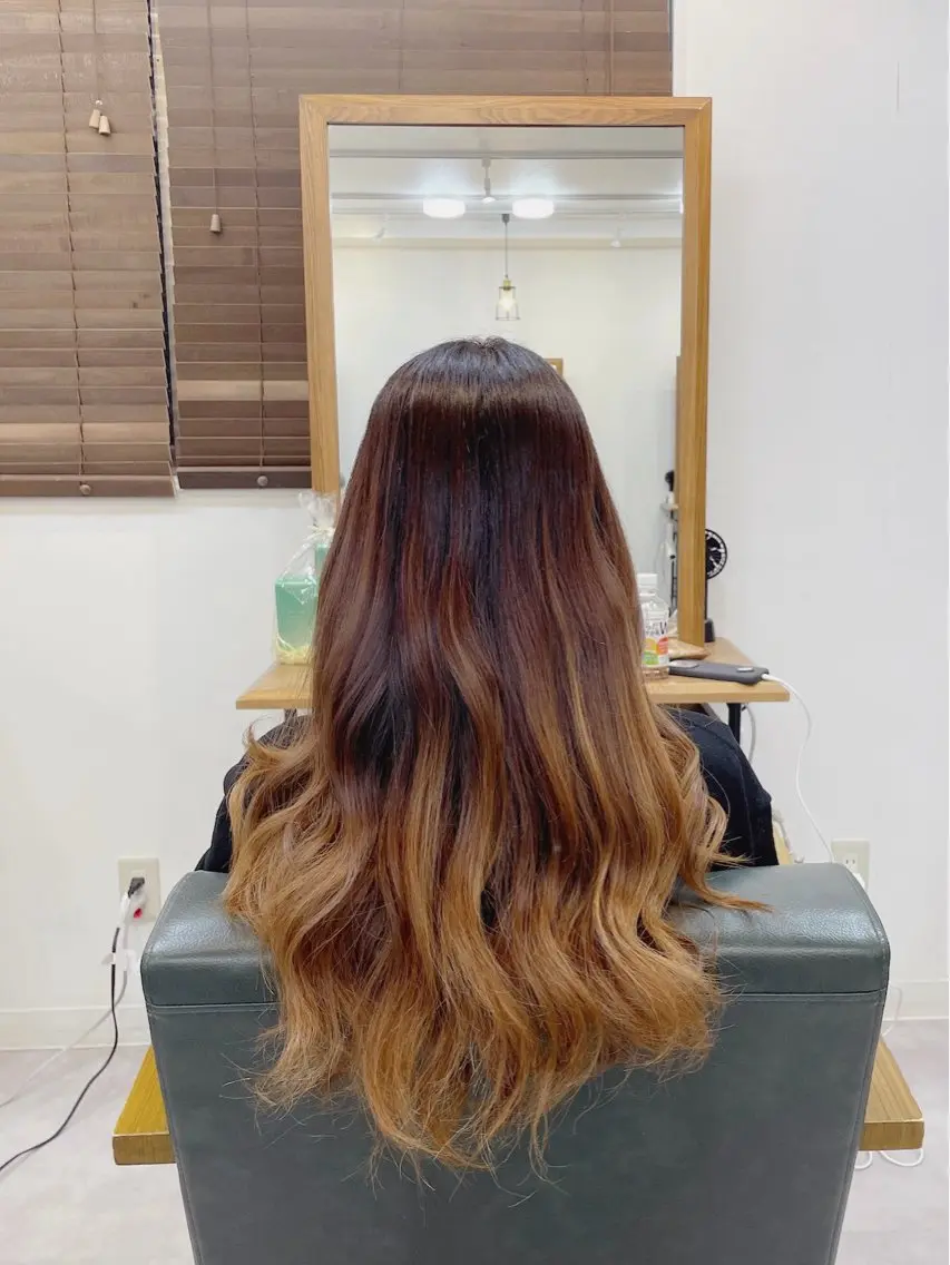 ロング lore 中村かれんのヘアスタイル