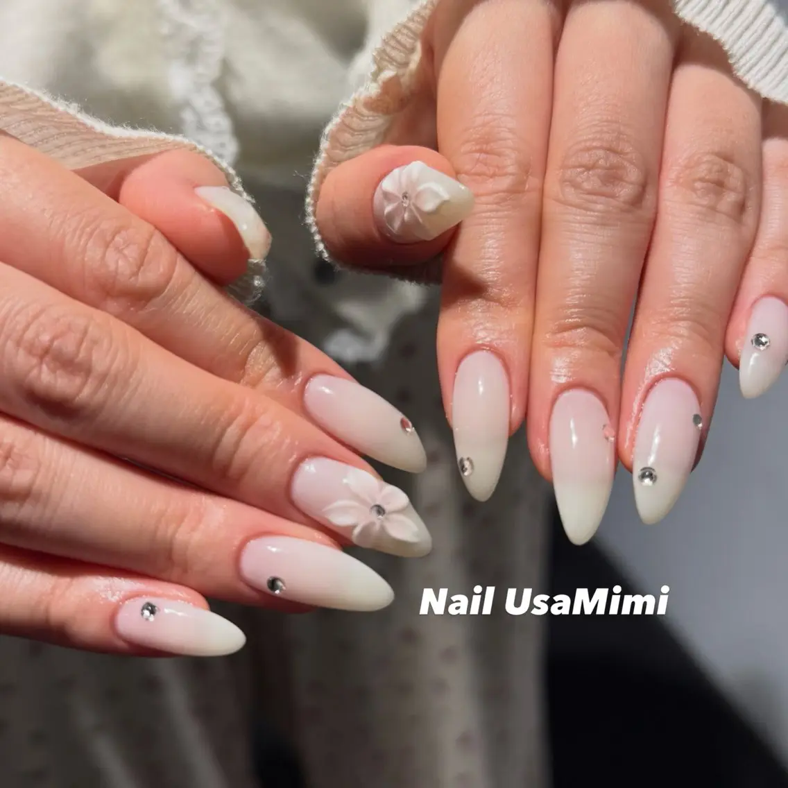ネイル ドット ハンドネイル 本町ネイルNail UsaMimiのネイルデザイン