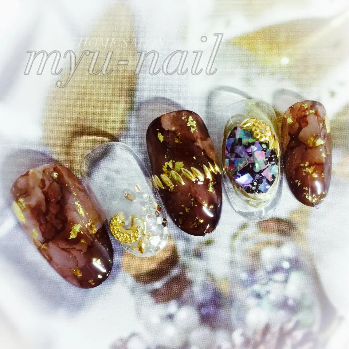 ネイル ハンドネイル ホームサロン myu-nailのネイルデザイン