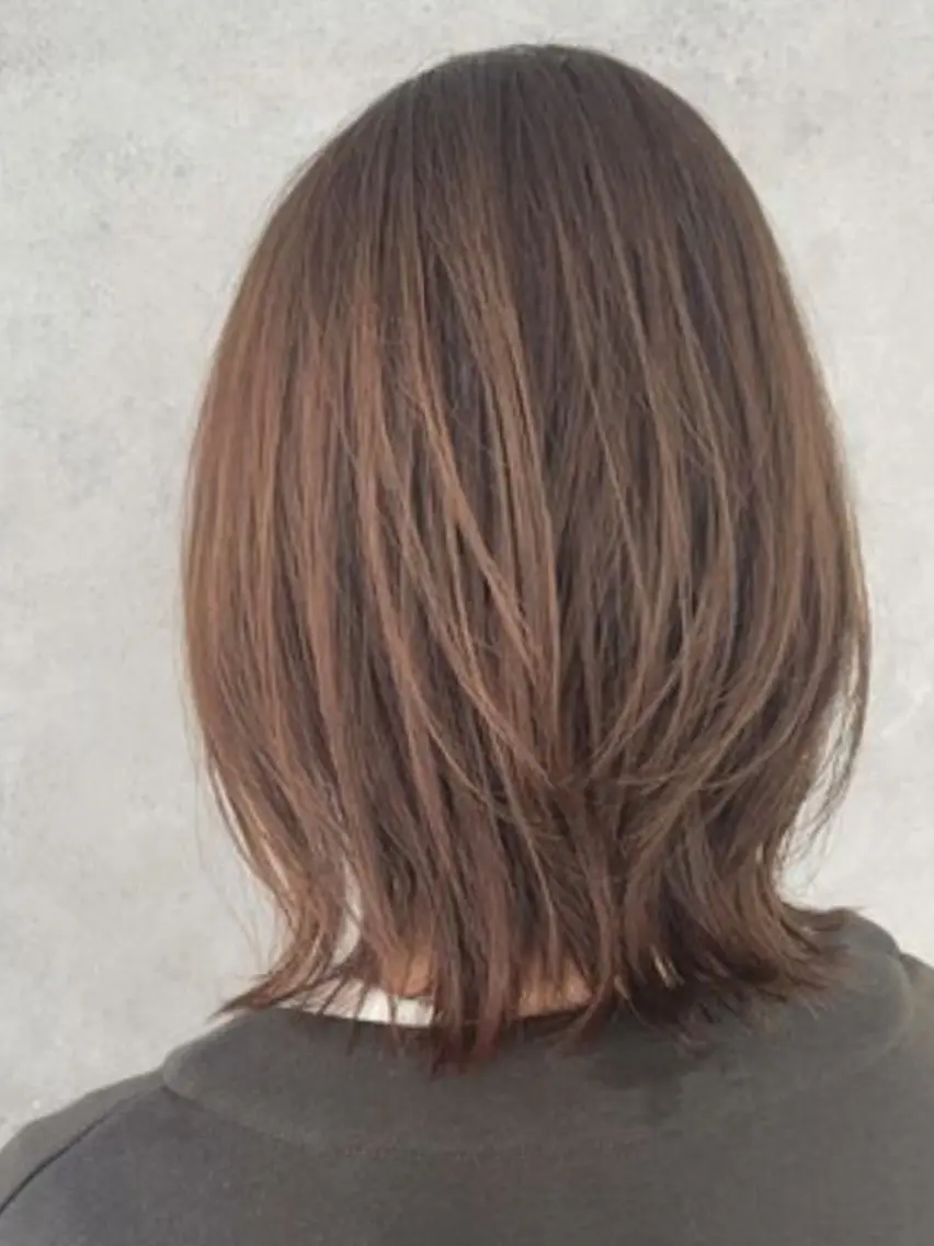 【無料】ミディアムレイヤーカットモデル募集中🫧✂️🤍の写真