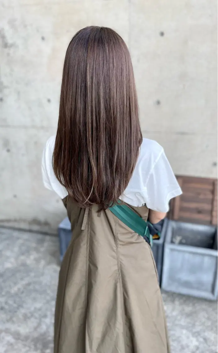 ロング カラー 日高 香織のヘアスタイル