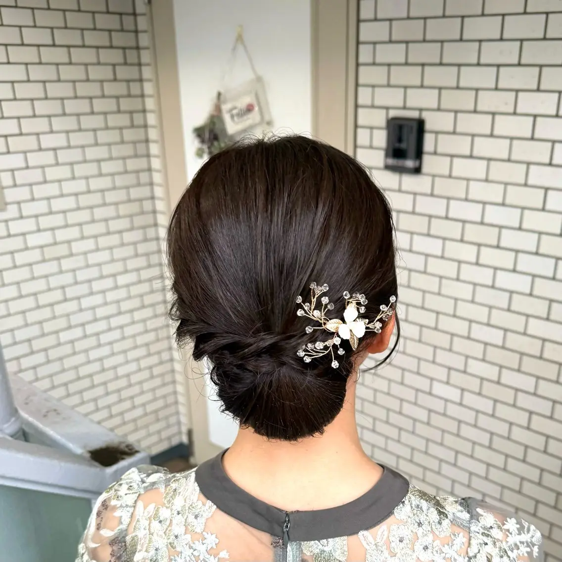 ミディアム ヘアアレンジ 成人式 結婚式・ブライダル デート 卒業式のヘアスタイル その他 褒められヘアメイク /ボブ女子🐶みおのヘアスタイル