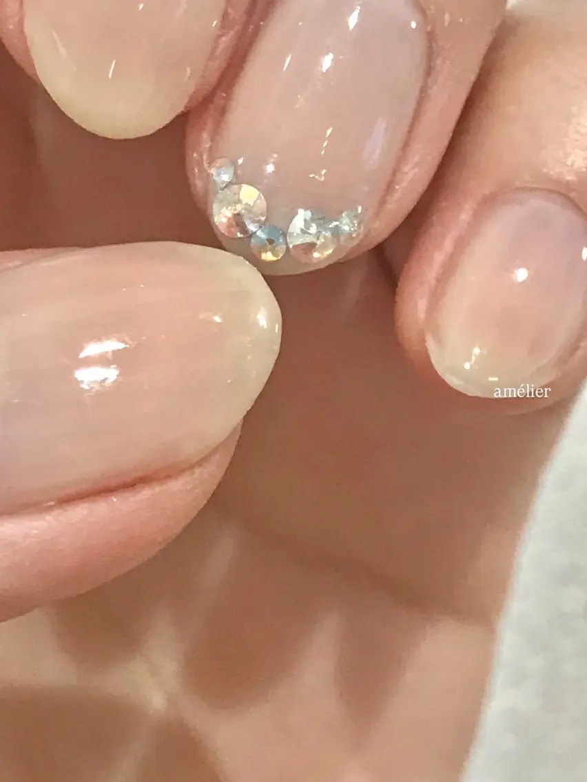 ネイル シンプルネイル ハンドネイル amélier ꕁアメリエꕁのネイルデザイン