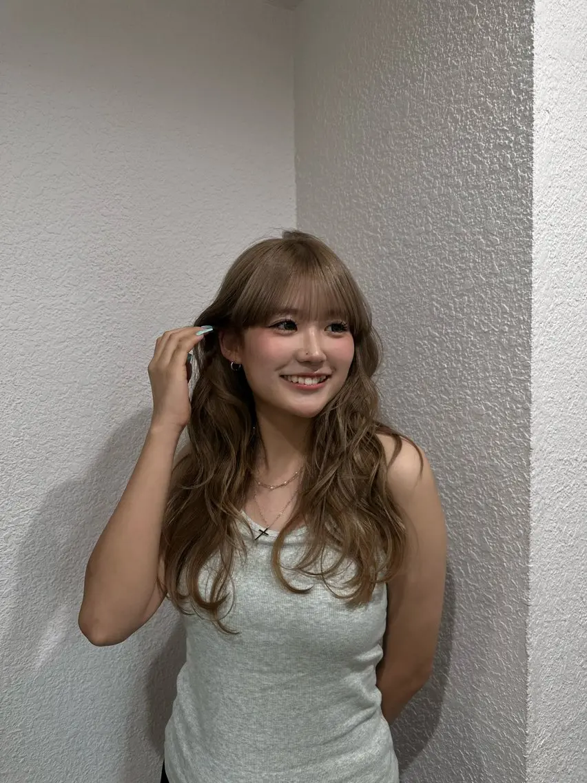 ロング ヘアカラー s u z uのヘアスタイル