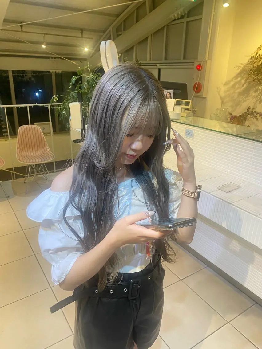 うる艶♡ダメージレスブリーチ➕透明感カラーの写真