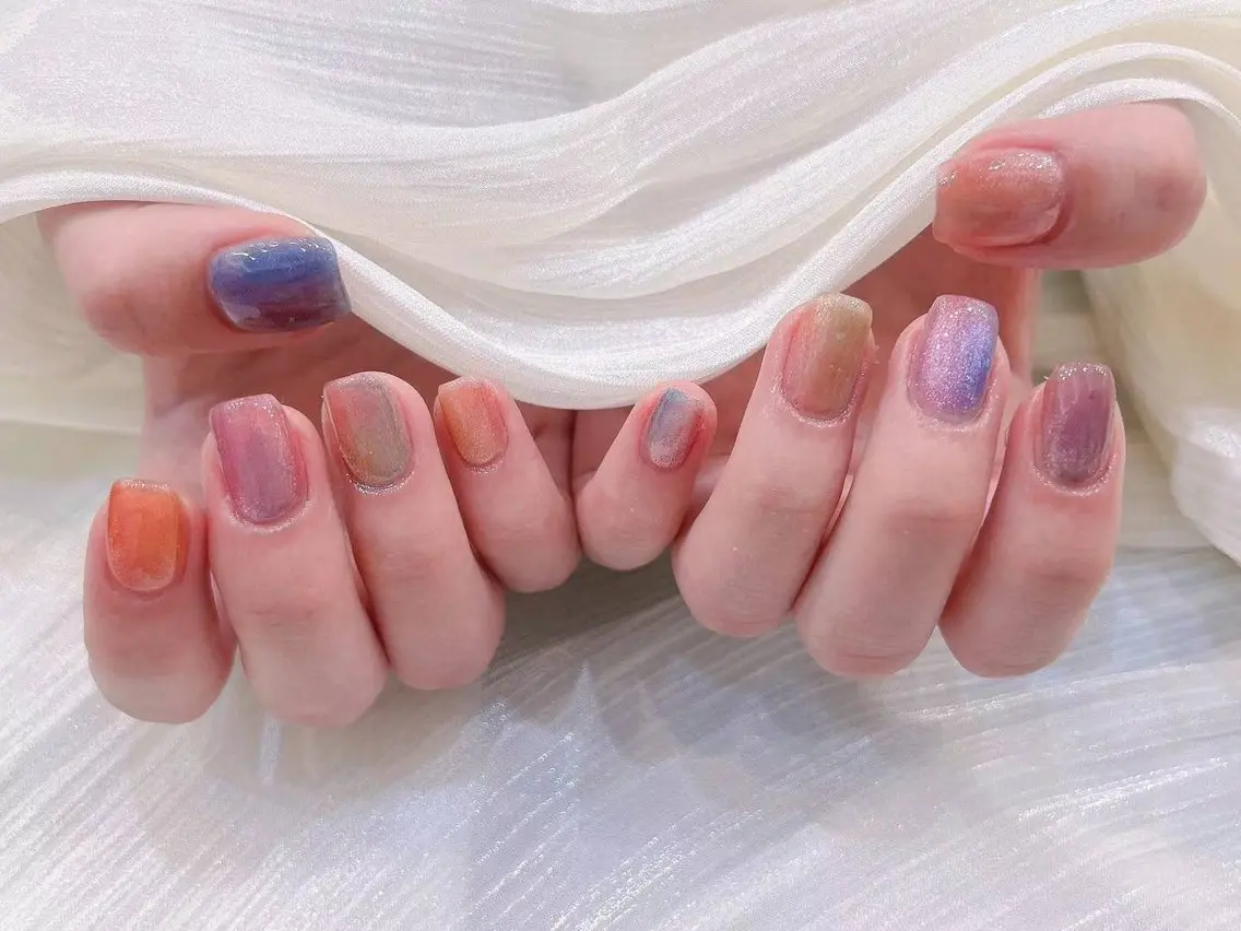 ネイル アートネイル フラワーネイル フットネイル ジェルネイル マグネットネイル Babarla nailのネイルデザイン