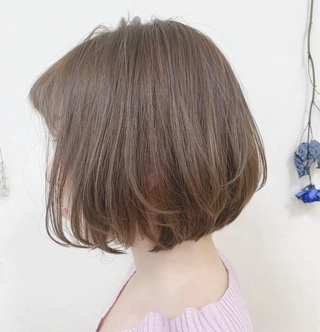 ショート カラー 切りっぱなしボブ ショートボブ ハンサムショート グレージュ ボブ カット ヘアカラー トリートメント 初めてのショート お任せください✂️のヘアスタイル
