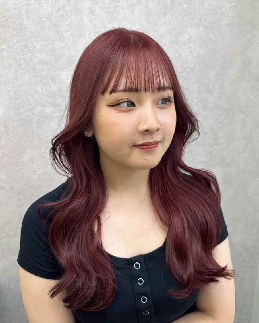 【𝐦𝐢𝐧𝐢𝐦𝐨限定】ブリーチなし韓国ダブルカラー+レイヤーカット+トリートメントの写真