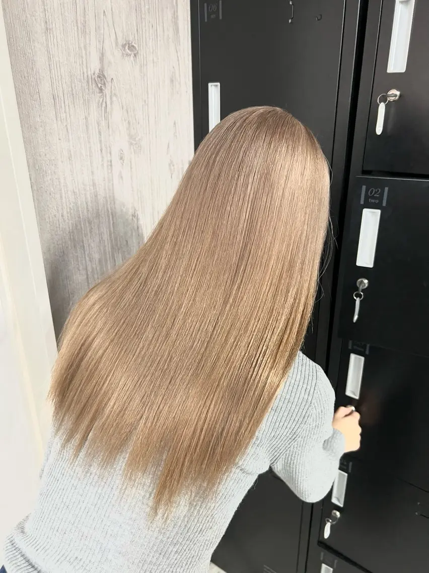 ロング ヘアカラー lafit kaede/韓国ヘアのヘアスタイル
