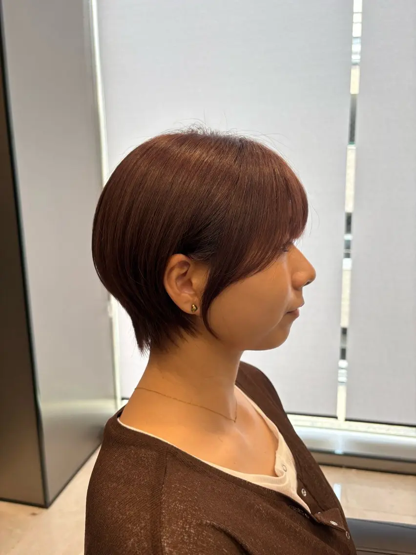 ショート 丸みショート 似合わせカット ショートヘア 秋屋 美々梨のヘアスタイル