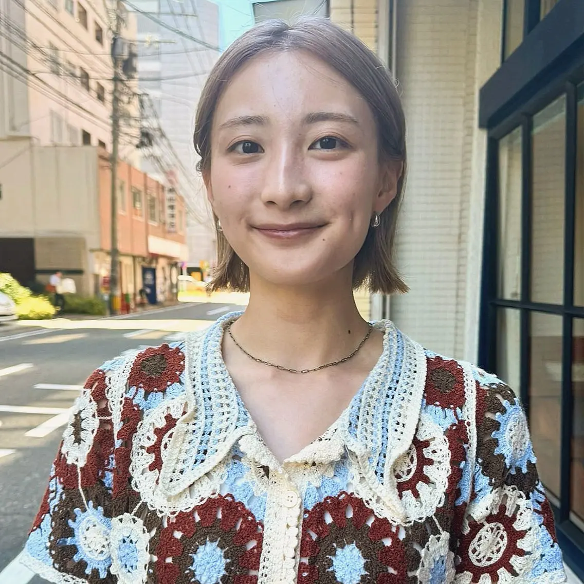 ショート カット ヘアカラー トリートメント しずく/Lilu/ 博多美容室のヘアスタイル