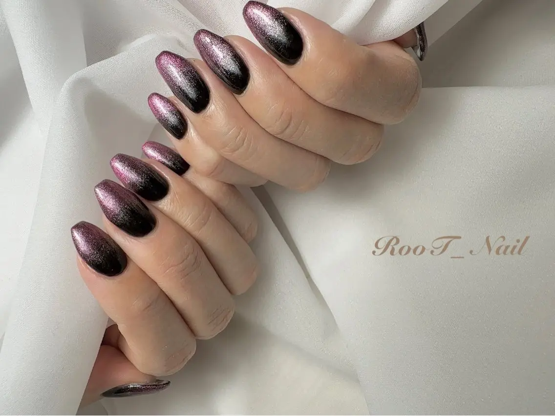 ネイル マグネットネイル ハンドネイル RooT Nailのネイルデザイン
